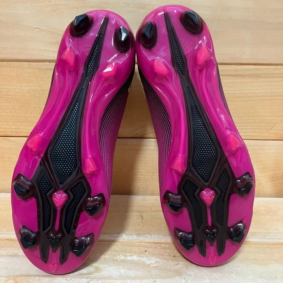 New Adidas X Speedportal+ FG J GZ5120 Unisex Black/Pink Soccer Cleats - Picture 4 of 8